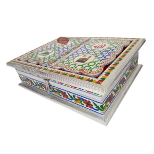 Meenakari Decorated Rehal Holy Quran Book Stand-book Box S,M Curved